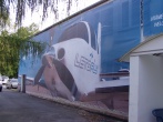 Instalace banneru 7 x 25m LEST FLY na letiti v Monov
