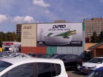 Instalace banneru DIPRP v Ostravě