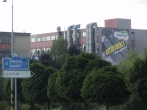 Instalace banneru Gumrny Zub v Zub u Valaskho Mezi